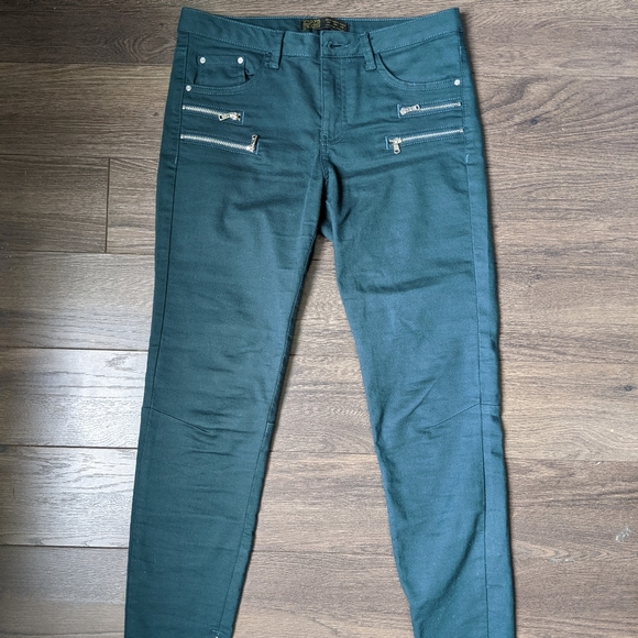 Zara Denim Pants, Size 4 - Picture 5 of 8